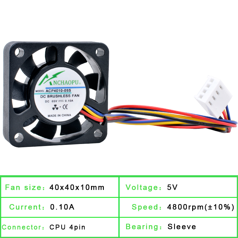 ANCHAOPU 4cm 40mm Fan 40x40x10 - Raspberry Pi Water Cooling Kit review and price