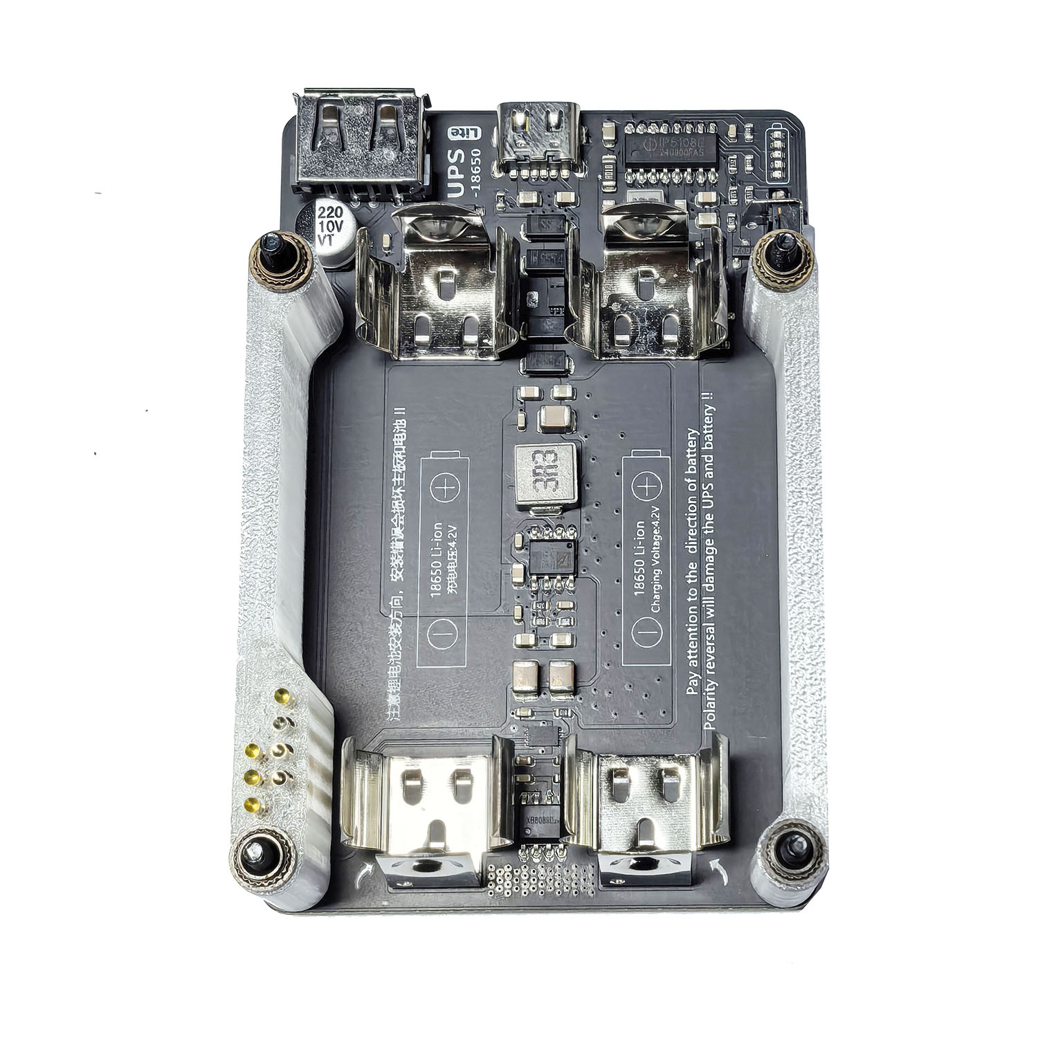 Raspberry Pi 4B 3B+ 3B 5V 3A U - Raspberry Pi Uninterrupted Power Supply Ups 18650 review and price