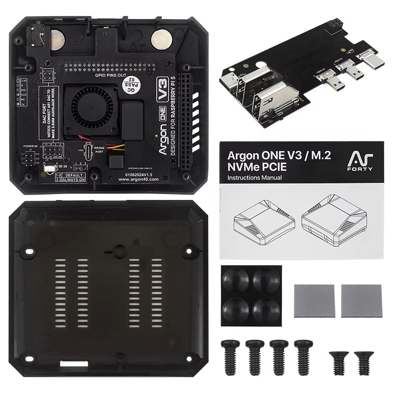 Argon ONE V3 Metal Case Raspbe - Argon One V3 M.2 Nvme Case review and price
